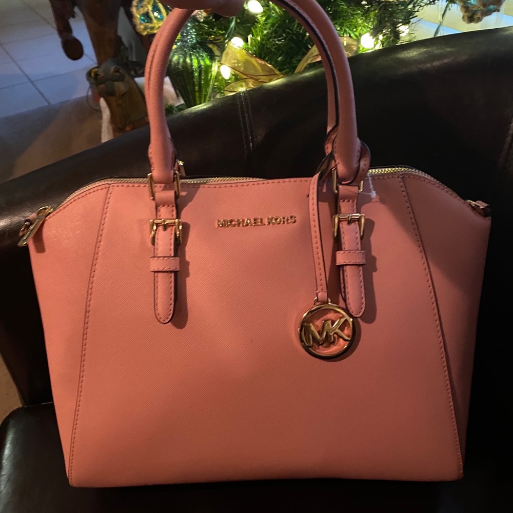 Michael Kors pale pink purse